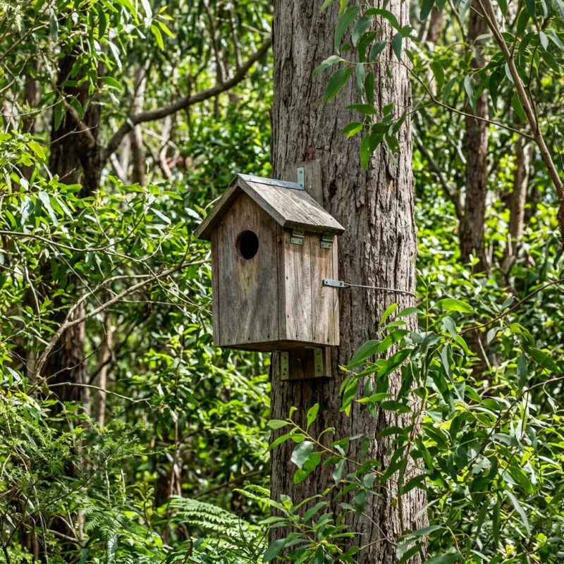 Animal nesting box installed as a humane alternative to a Bentleigh East roof cavity